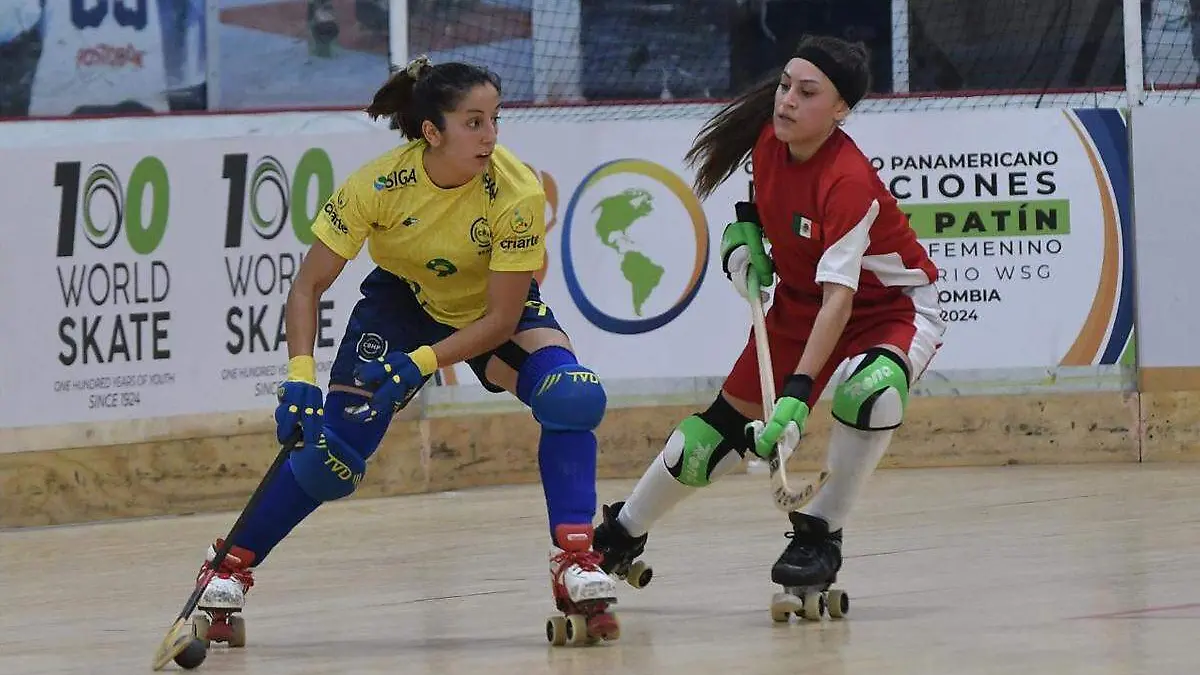 Diana Cortés Roller Hockey en los Panamericanos de Colombia